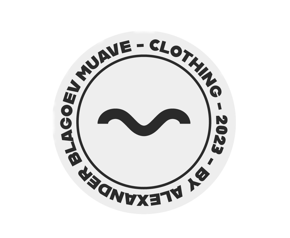 Muave sticker — white